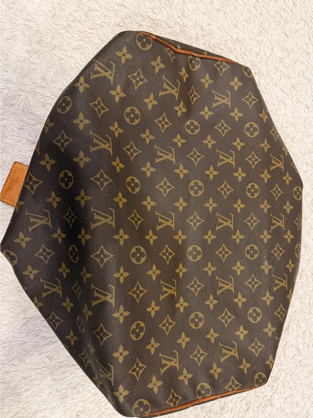Louis Vuitton Speedy 40 Vintage Monogram Bag 1982 Date Stamp Rare LV Travel Bag